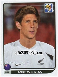 Figurina Andrew Boyens - FIFA World Cup South Africa 2010 - Panini