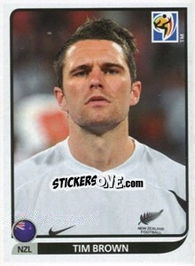 Cromo Tim Brown - FIFA World Cup South Africa 2010 - Panini