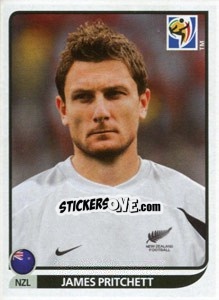 Sticker James Pritchett - FIFA World Cup South Africa 2010 - Panini