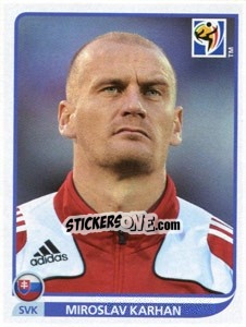 Sticker Miroslav Karhan - FIFA World Cup South Africa 2010 - Panini