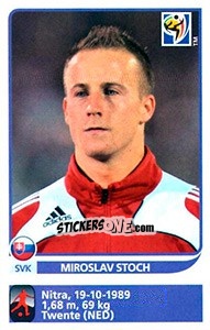 Sticker Miroslav Stoch - FIFA World Cup South Africa 2010 - Panini