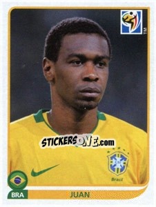 Figurina Juan - FIFA World Cup South Africa 2010 - Panini