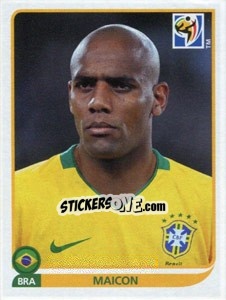 Sticker Maicon - FIFA World Cup South Africa 2010 n. 492 - Panini