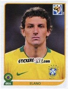 Cromo Elano - FIFA World Cup South Africa 2010 - Panini