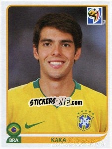 Figurina Kaka - FIFA World Cup South Africa 2010 - Panini