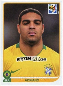 Cromo Adriano - FIFA World Cup South Africa 2010 - Panini