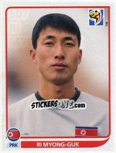 Sticker Ri Myong-Guk - FIFA World Cup South Africa 2010 - Panini