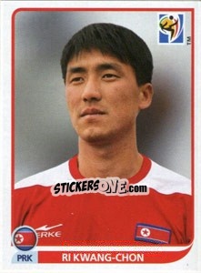 Sticker Ri Kwang-Chon - FIFA World Cup South Africa 2010 - Panini