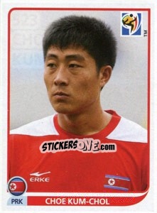 Figurina Choe Kum-Chol - FIFA World Cup South Africa 2010 - Panini