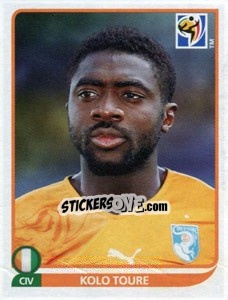 Figurina Kolo Toure - FIFA World Cup South Africa 2010 - Panini