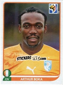 Sticker Arthur Boka - FIFA World Cup South Africa 2010 n. 529 - Panini