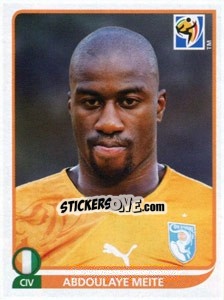 Cromo Abdoulaye Meite - FIFA World Cup South Africa 2010 - Panini