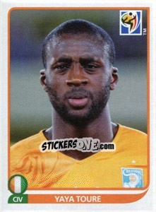 Cromo Yaya Toure - FIFA World Cup South Africa 2010 - Panini