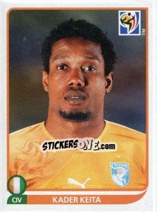 Figurina Kader Keita - FIFA World Cup South Africa 2010 - Panini