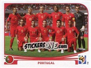 Cromo Team Photo - FIFA World Cup South Africa 2010 - Panini