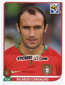 Figurina Ricardo Carvalho - FIFA World Cup South Africa 2010 - Panini