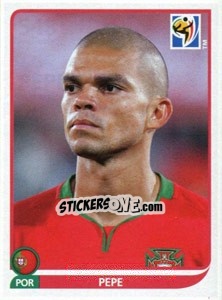 Sticker Pepe - FIFA World Cup South Africa 2010 - Panini