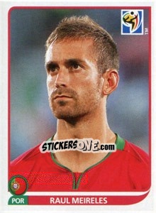 Sticker Raul Meireles - FIFA World Cup South Africa 2010 n. 553 - Panini
