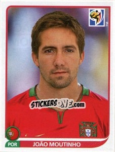 Sticker João Moutinho - FIFA World Cup South Africa 2010 n. 554 - Panini