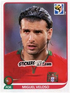 Figurina Miguel Veloso - FIFA World Cup South Africa 2010 - Panini
