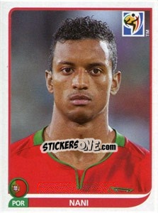 Sticker Nani - FIFA World Cup South Africa 2010 n. 557 - Panini