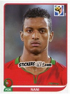 Figurina Nani - FIFA World Cup South Africa 2010 - Panini