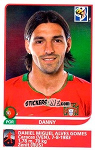 Sticker Danny - FIFA World Cup South Africa 2010 n. 557x - Panini