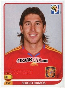 Sticker Sergio Ramos - FIFA World Cup South Africa 2010 n. 567 - Panini
