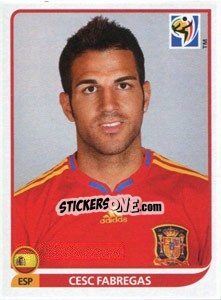 Sticker Cesc Fabregas - FIFA World Cup South Africa 2010 n. 576 - Panini