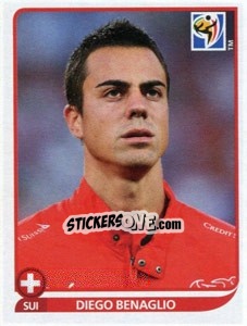 Sticker Diego Benaglio - FIFA World Cup South Africa 2010 n. 583 - Panini