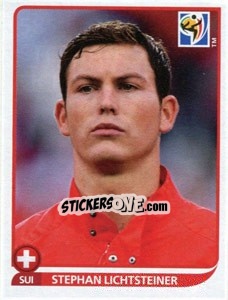 Cromo Stephan Lichtsteiner - FIFA World Cup South Africa 2010 - Panini