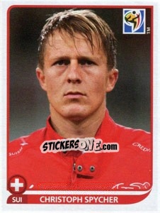 Sticker Christoph Spycher - FIFA World Cup South Africa 2010 - Panini