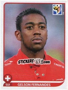 Sticker Gelson Fernandes - FIFA World Cup South Africa 2010 n. 594 - Panini