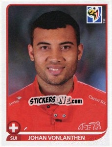 Sticker Johan Vonlanthen - FIFA World Cup South Africa 2010 n. 596 - Panini