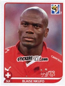 Sticker Blaise Nkufo - FIFA World Cup South Africa 2010 - Panini