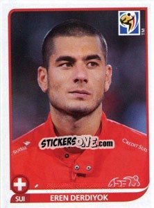 Sticker Eren Derdiyok - FIFA World Cup South Africa 2010 - Panini