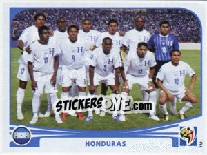 Cromo Team Photo - FIFA World Cup South Africa 2010 - Panini