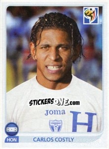 Sticker Carlo Costly - FIFA World Cup South Africa 2010 - Panini