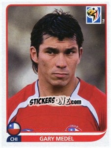 Cromo Gary Medel - FIFA World Cup South Africa 2010 - Panini