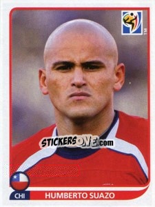 Cromo Humberto Suazo - FIFA World Cup South Africa 2010 - Panini