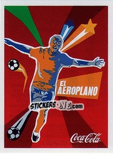 Figurina El Aeroplano - FIFA World Cup South Africa 2010 - Panini