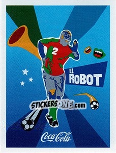 Sticker El Robot - FIFA World Cup South Africa 2010 - Panini