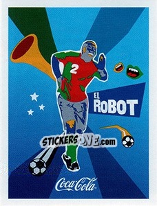Sticker El Robot - FIFA World Cup South Africa 2010 n. CC-F - Panini