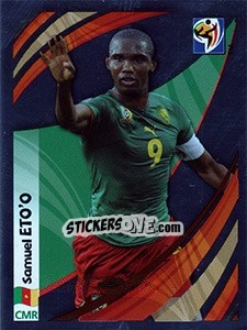 Sticker Samuel Eto'o - FIFA World Cup South Africa 2010 n. TT-B - Panini