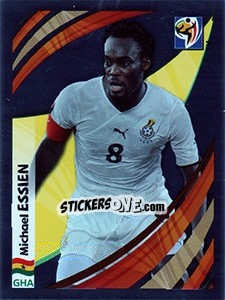 Sticker Michael Essien - FIFA World Cup South Africa 2010 n. TT-F - Panini