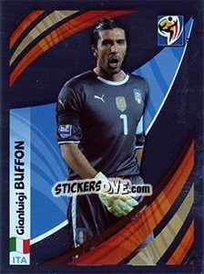 Sticker Gianluigi Buffon - FIFA World Cup South Africa 2010 n. TT-I - Panini
