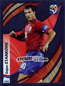 Sticker Dejan Stankovic - FIFA World Cup South Africa 2010 - Panini