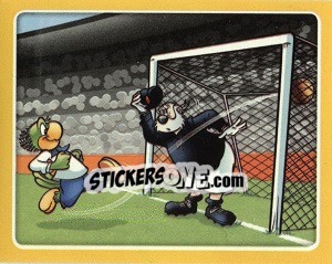 Sticker Primer Gol de Brasil (Preguinho de Brasil, CM-1930) - Copa Disney 2014 n. 2 - Navarrete