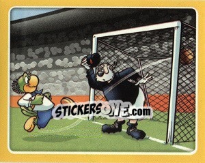 Sticker Primer Gol de Brasil (Preguinho de Brasil, CM-1930) - Copa Disney 2014 - Navarrete