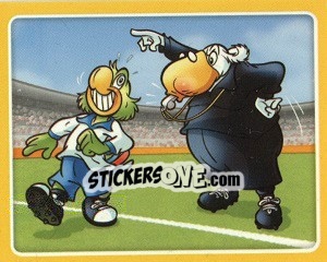 Sticker Primera Expulsión de un Brasileño (Zezé Procopio, CM-1938) - Copa Disney 2014 n. 9 - Navarrete